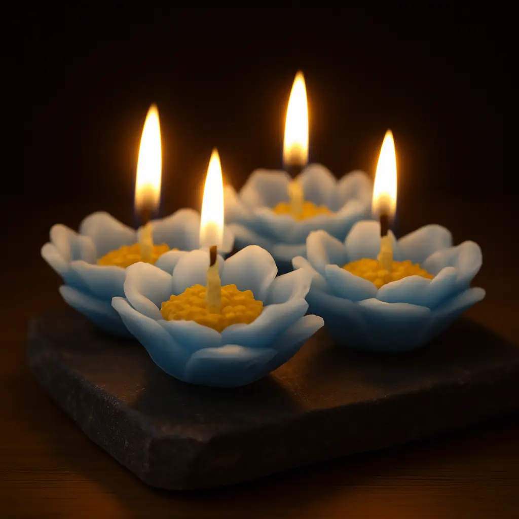 Rohinara handmade floral candles