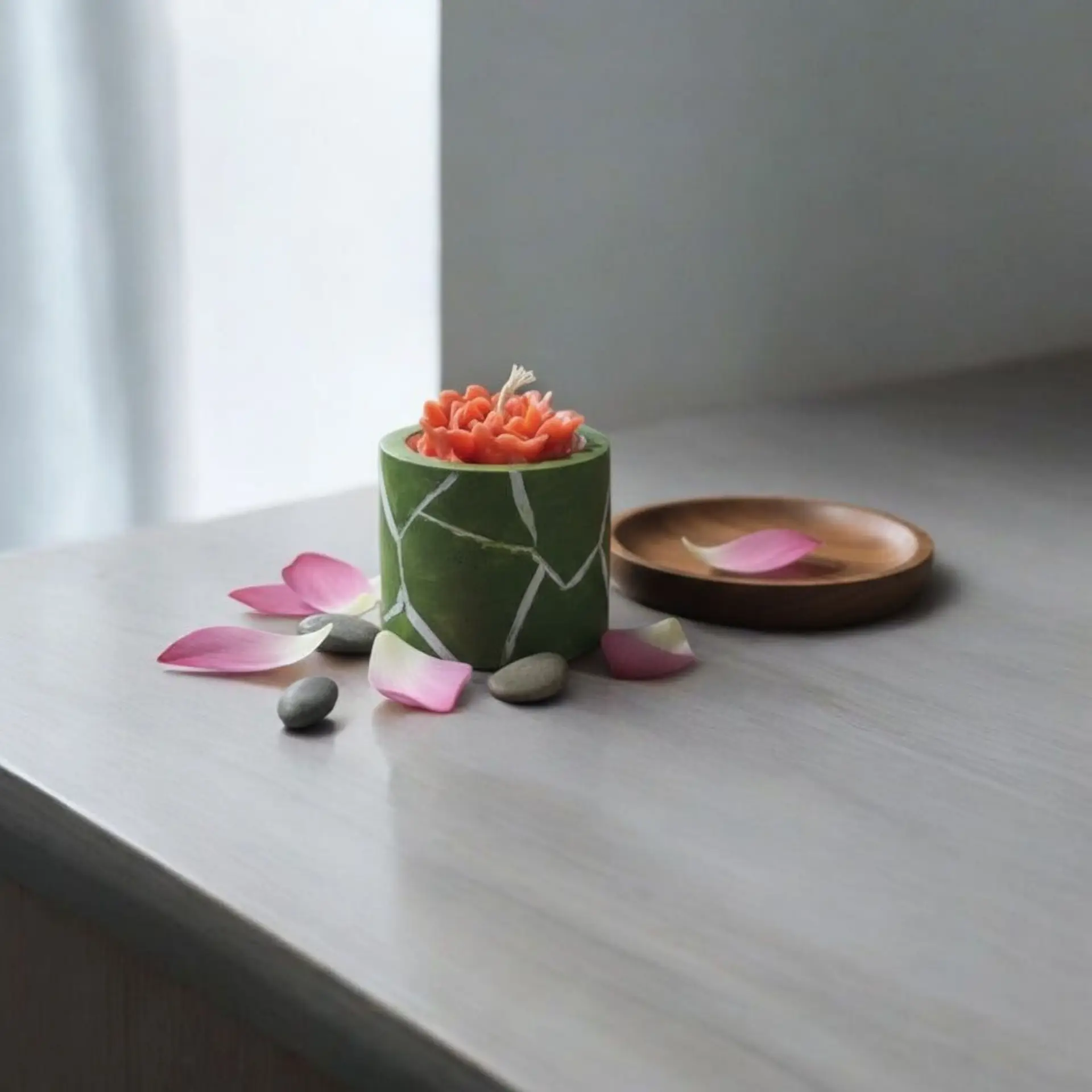 Rohinara Concrete Jar Candle