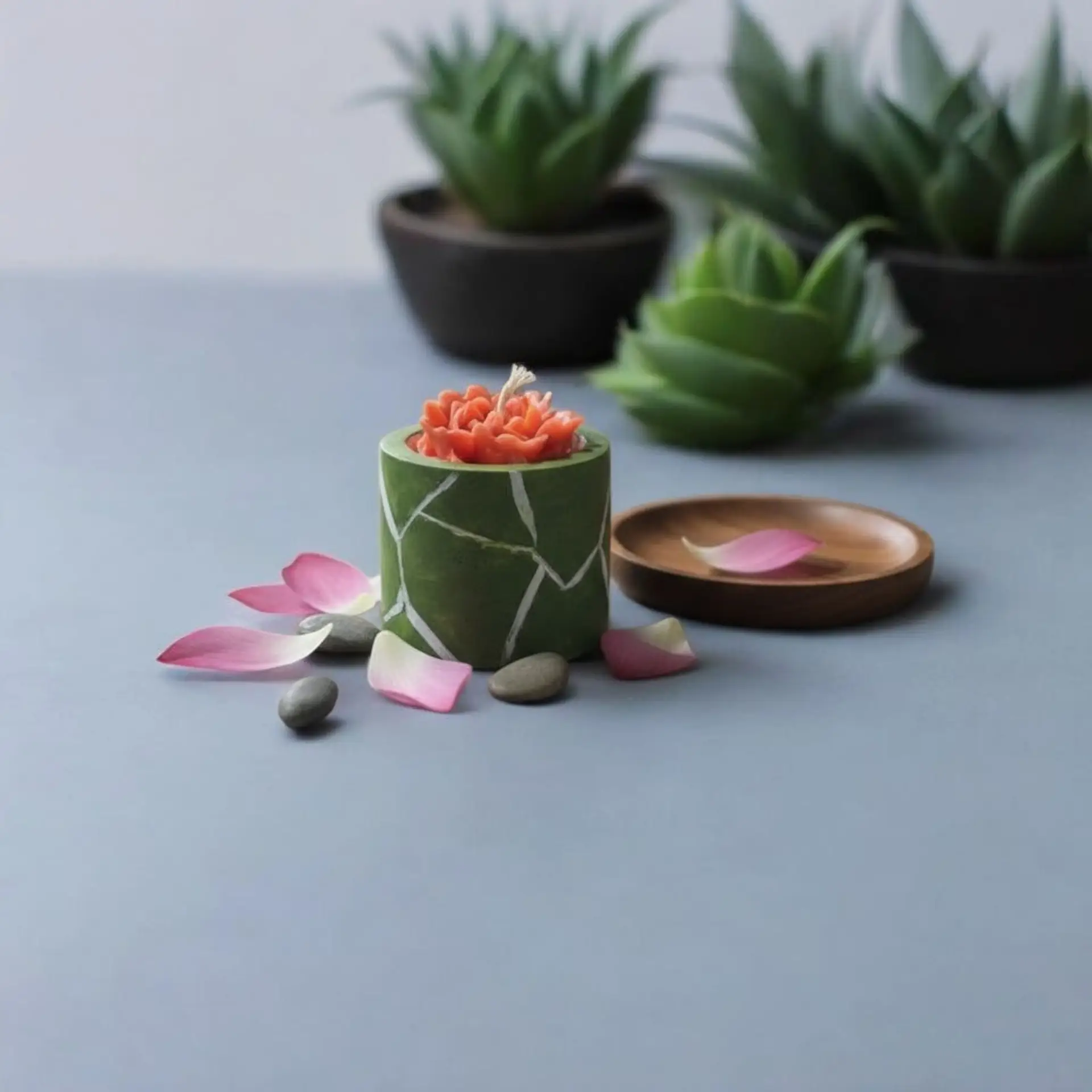 Rohinara Handmade Concrete Jars for Candle Making | Candle Making Kit | Candle Jars | Planters, Colour- Grey - Image 6