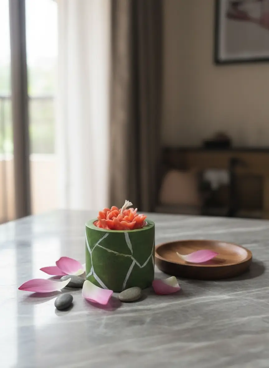 Rohinara Handmade Concrete Jars for Candle Making | Candle Making Kit | Candle Jars | Planters, Colour- Grey - Image 3